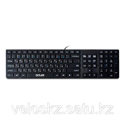 Клавиатура проводная Delux DLK-1000UB USB, фото 2