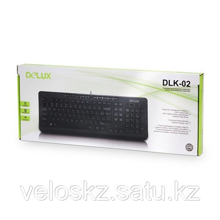 Клавиатура проводная Delux DLK-02UB, фото 2