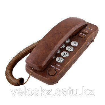 Телефон проводной Texet ТХ-226 коричневый мрамор