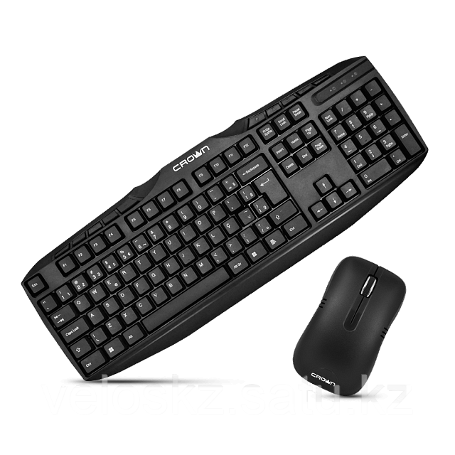 Комплект клавиатура+мышь беспроводные Crown CMMK-952W