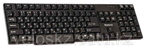 Клавиатура проводная Defender ACCENT SB-930 KZ черный, фото 2
