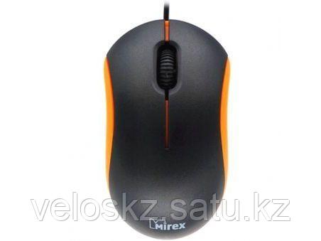 Мышь проводная Mirex MLK111OG Black-Orange USB, фото 2