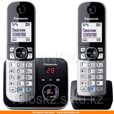 Телефон беспроводной Panasonic KX-TG6822CAB, фото 2