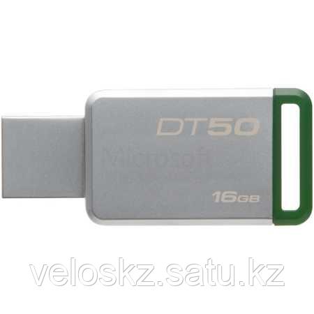 Kingston DT50/16GB метал, 16Гб, USB 3.0