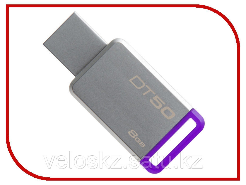 Kingston DT50/8Gb, USB 3.0, серебристая