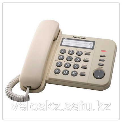 Телефон проводной Panasonic KX-TS2352 RUW, фото 2