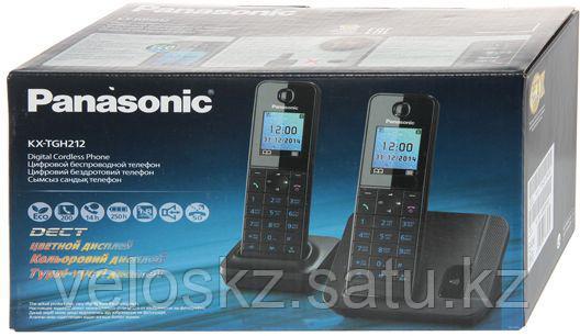 Телефон беспроводной Panasonic KX-TGH212UAB Black/White