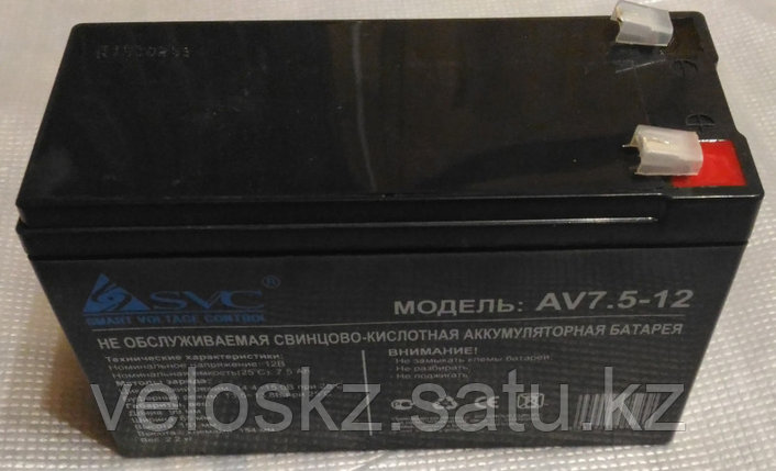 Батарея SVC 12В 7,5 Ач, фото 2