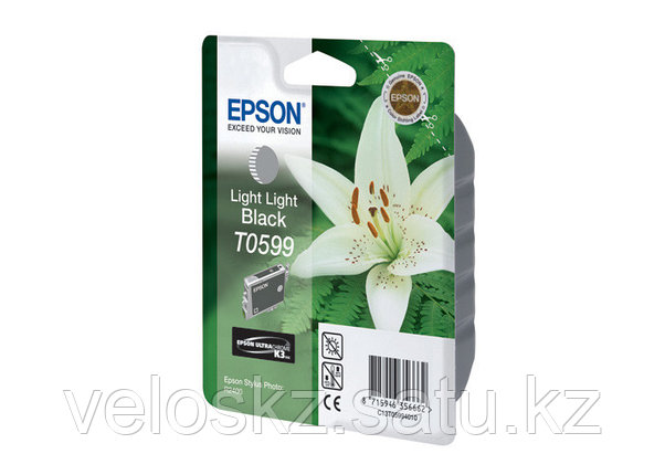 Картридж Epson C13T05994010 R2400 светло-серый, фото 2