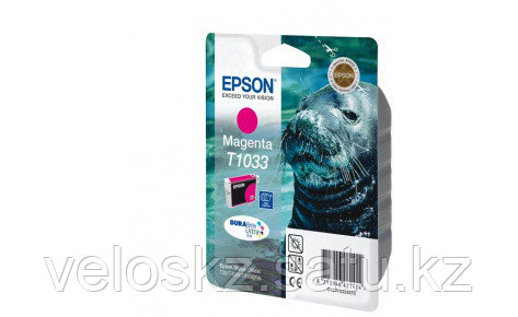 Картридж Epson C13T10334A10 TX550W/T40W/TX600FW/T1100 пурпурный, фото 2