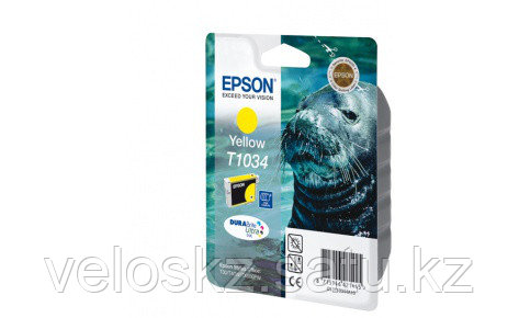 Картридж Epson C13T10344A10 TX550W/T40W/TX600FW/T1100 желтый