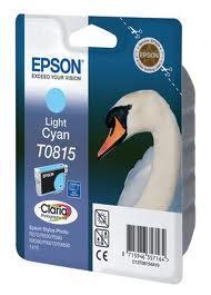 Картридж Epson C13T11154A10 (0815) R270/290/RX590_HIGH светло-голубой, фото 2