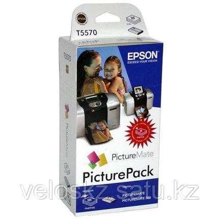 Картридж Epson C13T557040BD PICTUREMATE 500 набор картридж + бумага, фото 2
