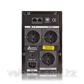 ИБП SVC V-1200-F, Smart, USB, Мощность 1200ВА/720Вт, фото 2