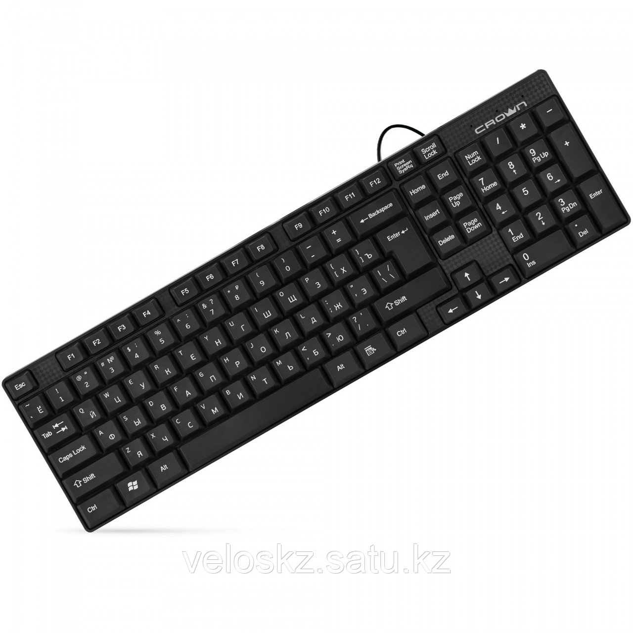 Клавиатура проводная Crown CMK-479, USB, 1,8m
